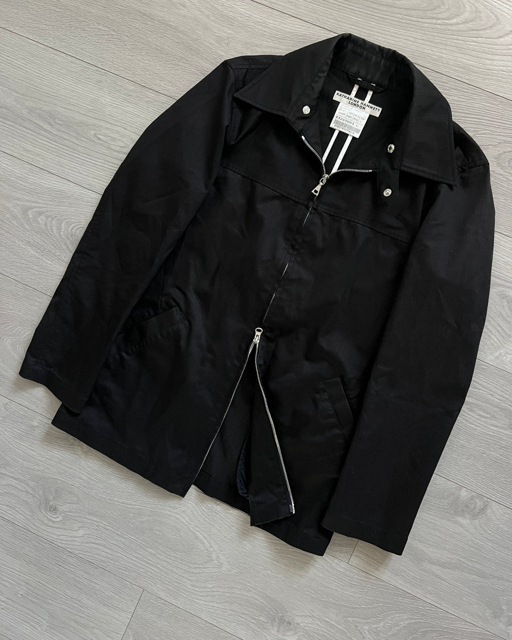 Katharine Hamnett London 1990s Zip-Front Technical Jacket - Size S