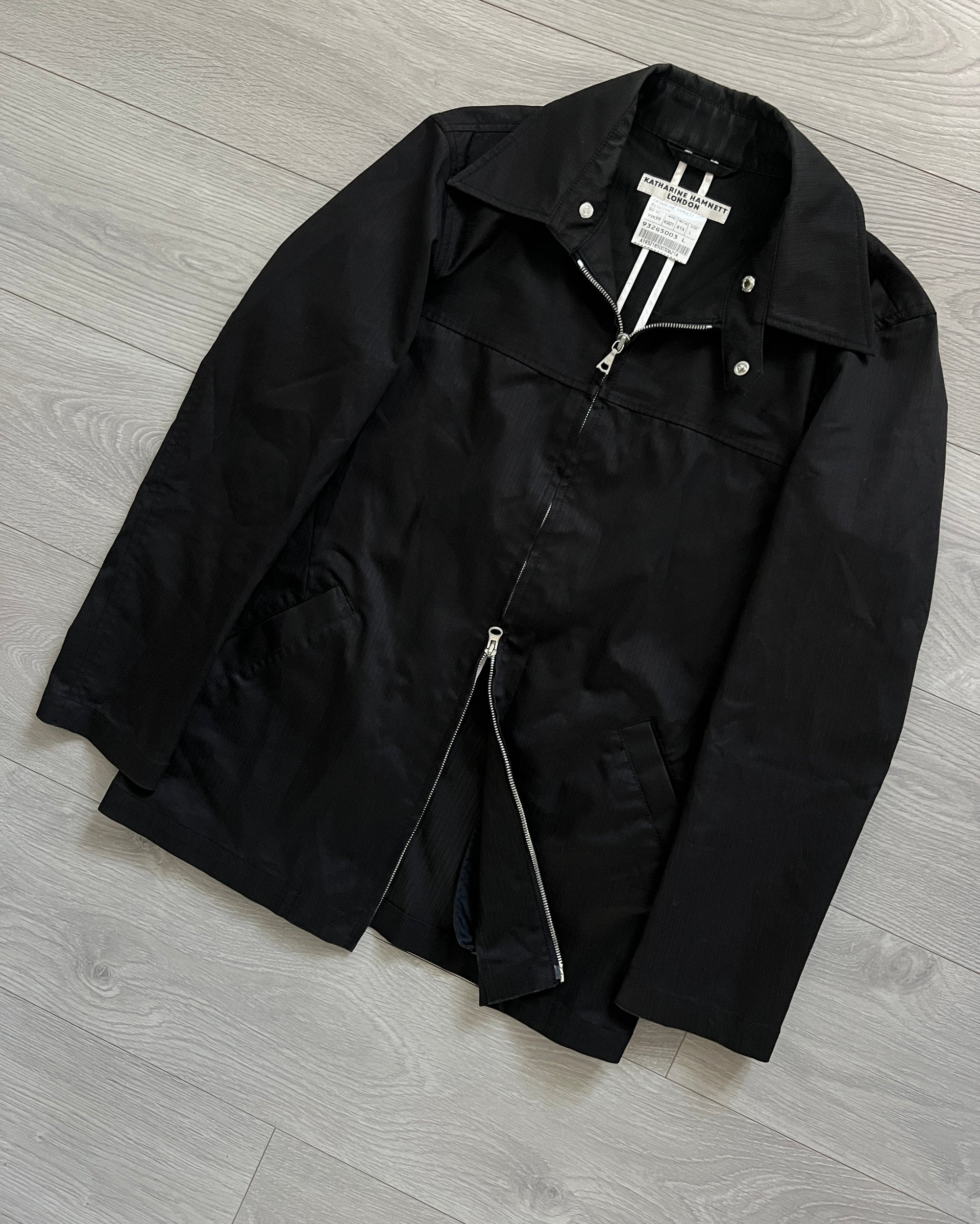 Katharine Hamnett London 1990s Zip-Front Technical Jacket - Size S