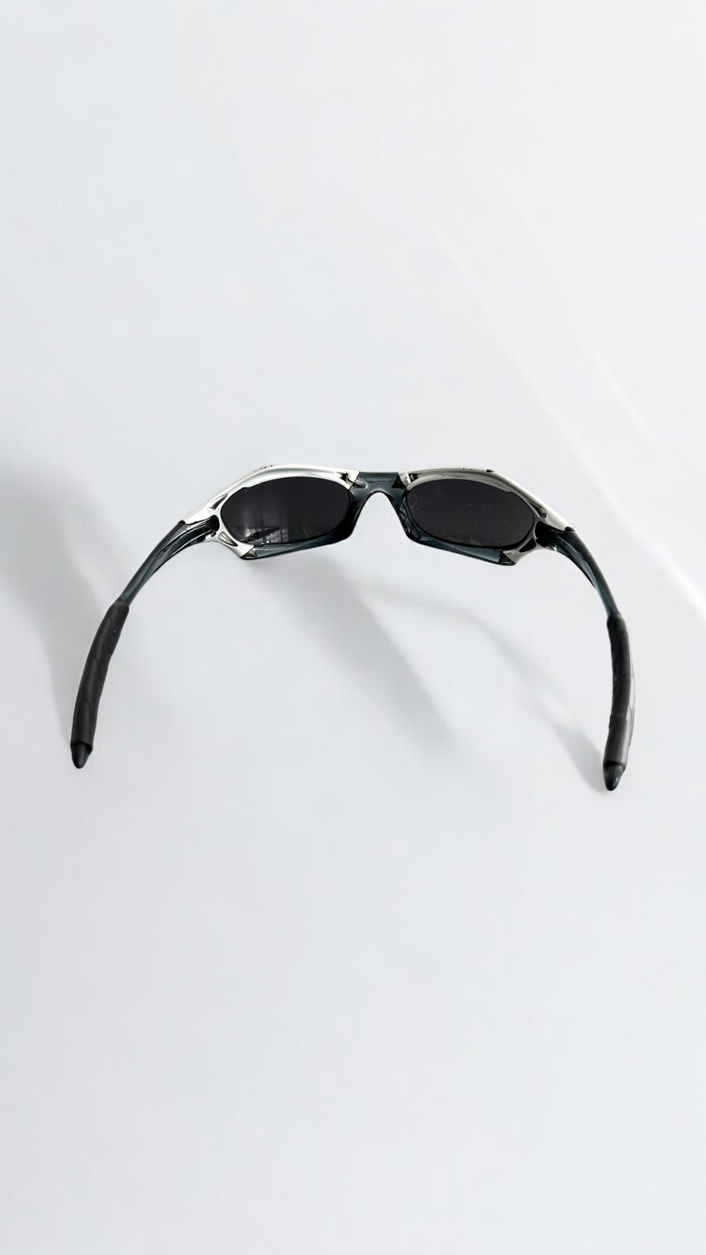 Oakley 2002 Splice JP Montoya Signature Edition Sunglasses in White Chrome/Crystal Black