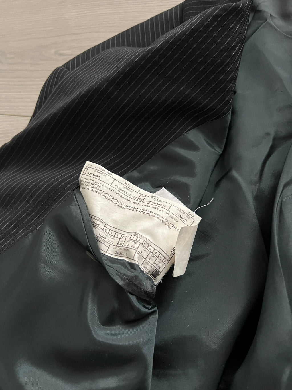 Armani 1990s Striped Pleated Relaxed Suit - M Jacket / 30" Waist