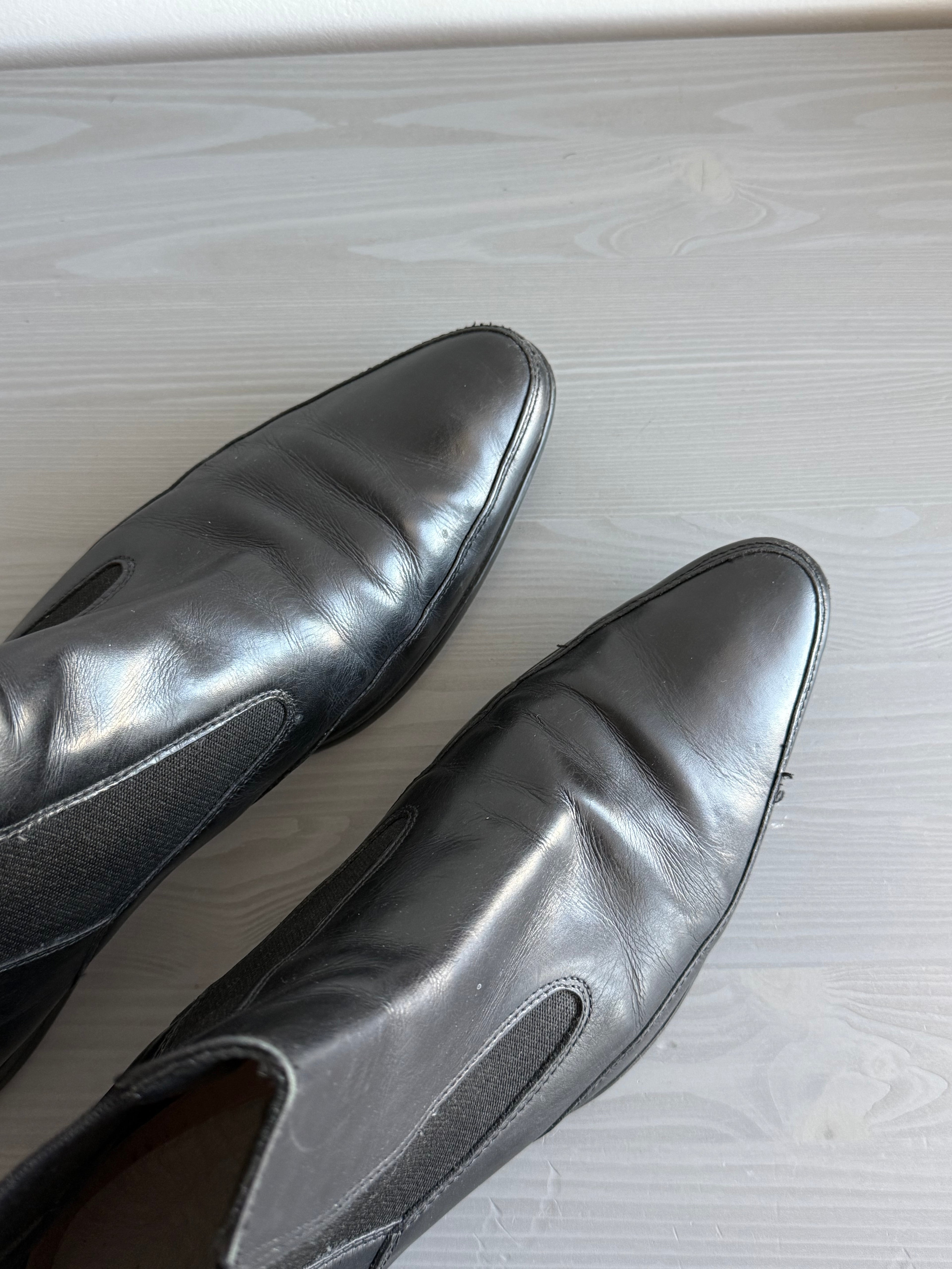 Dior Homme by Hedi Slimane AW2006 Leather Boots - Size EU42/UK8/US9