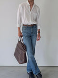 Sicons Armani 1980s Brown Leather Top Handle Shoulder Bag