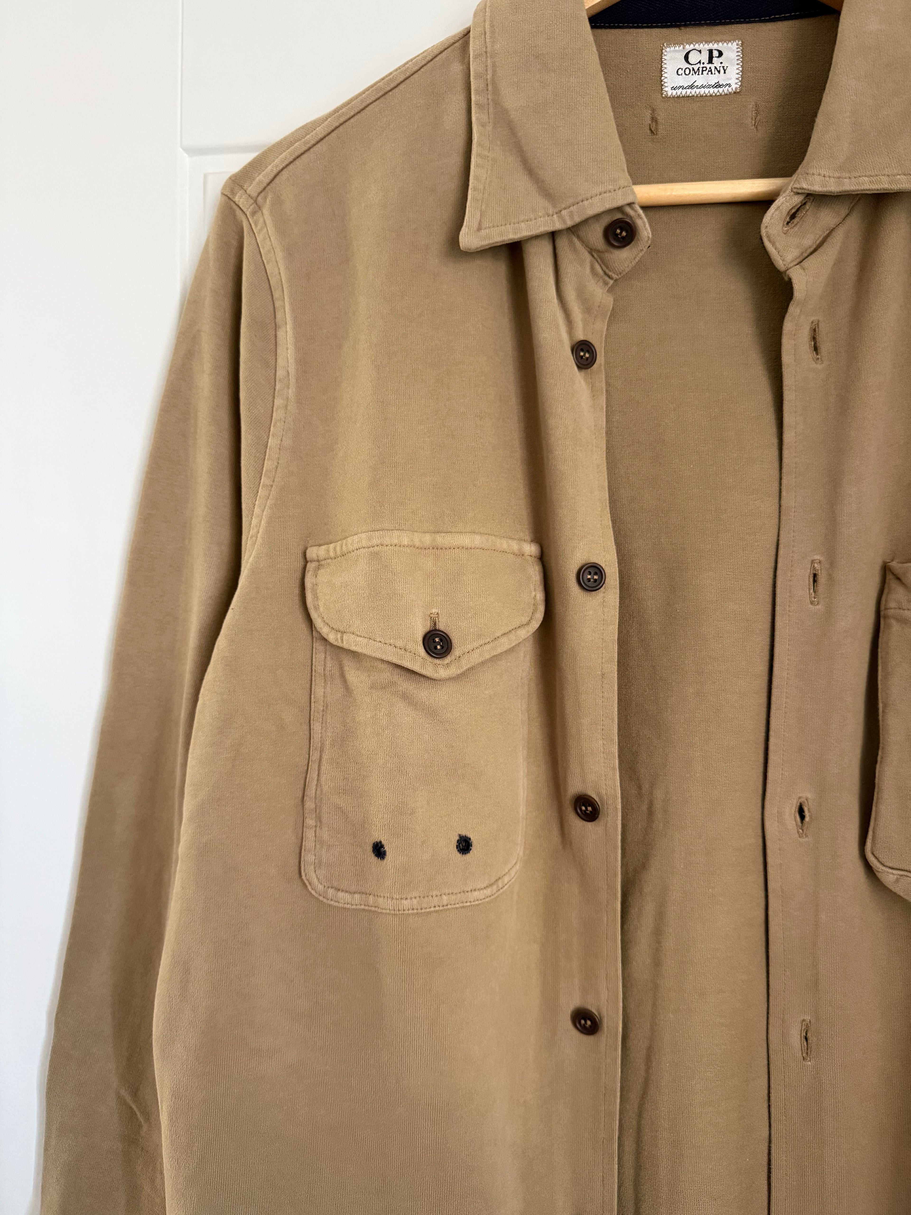 C.P. Company AW2006 Moleskin Cotton Military Shirt - Size S