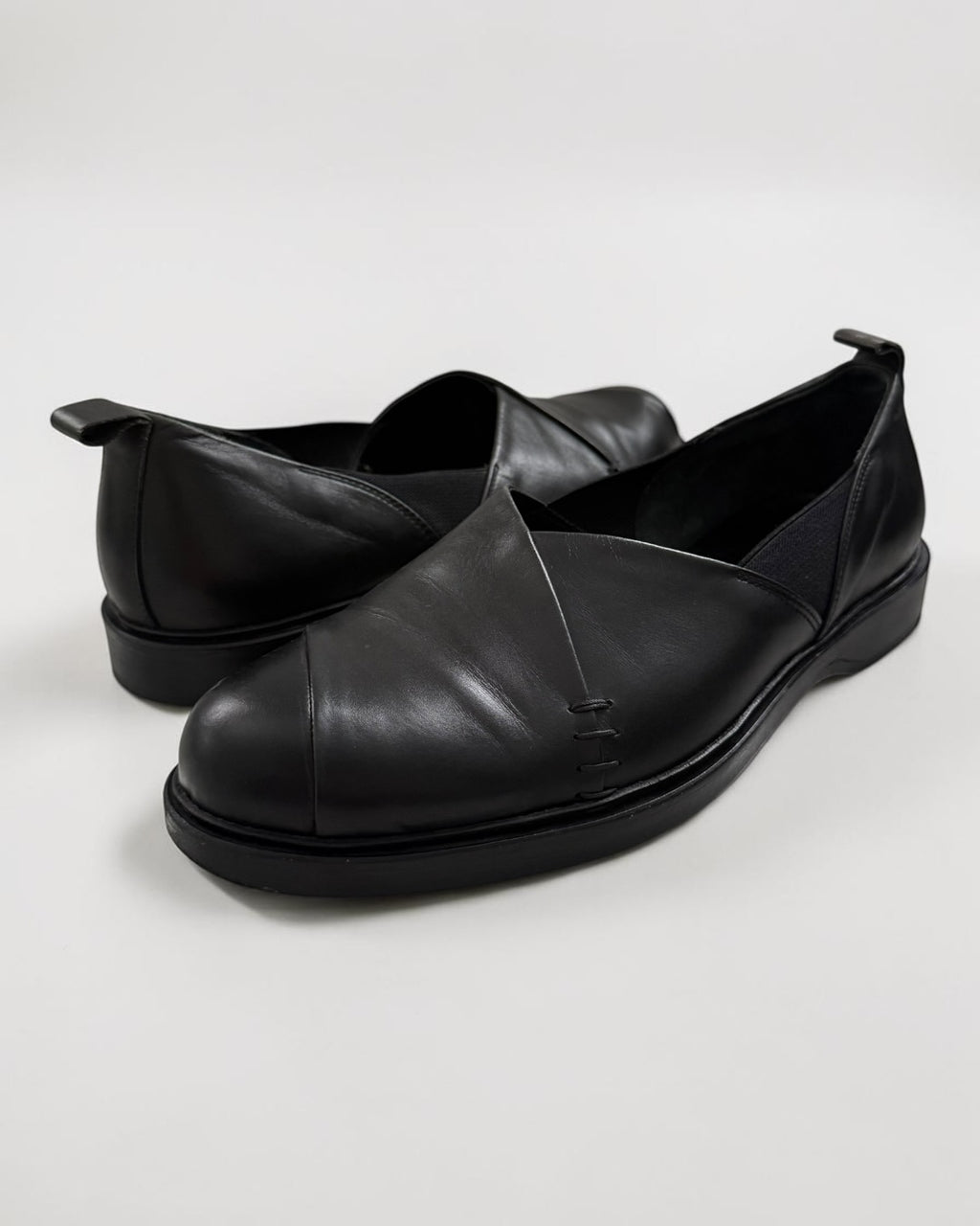 Issey Miyake Vintage Slip-On Leather Derby Shoes - Size US7