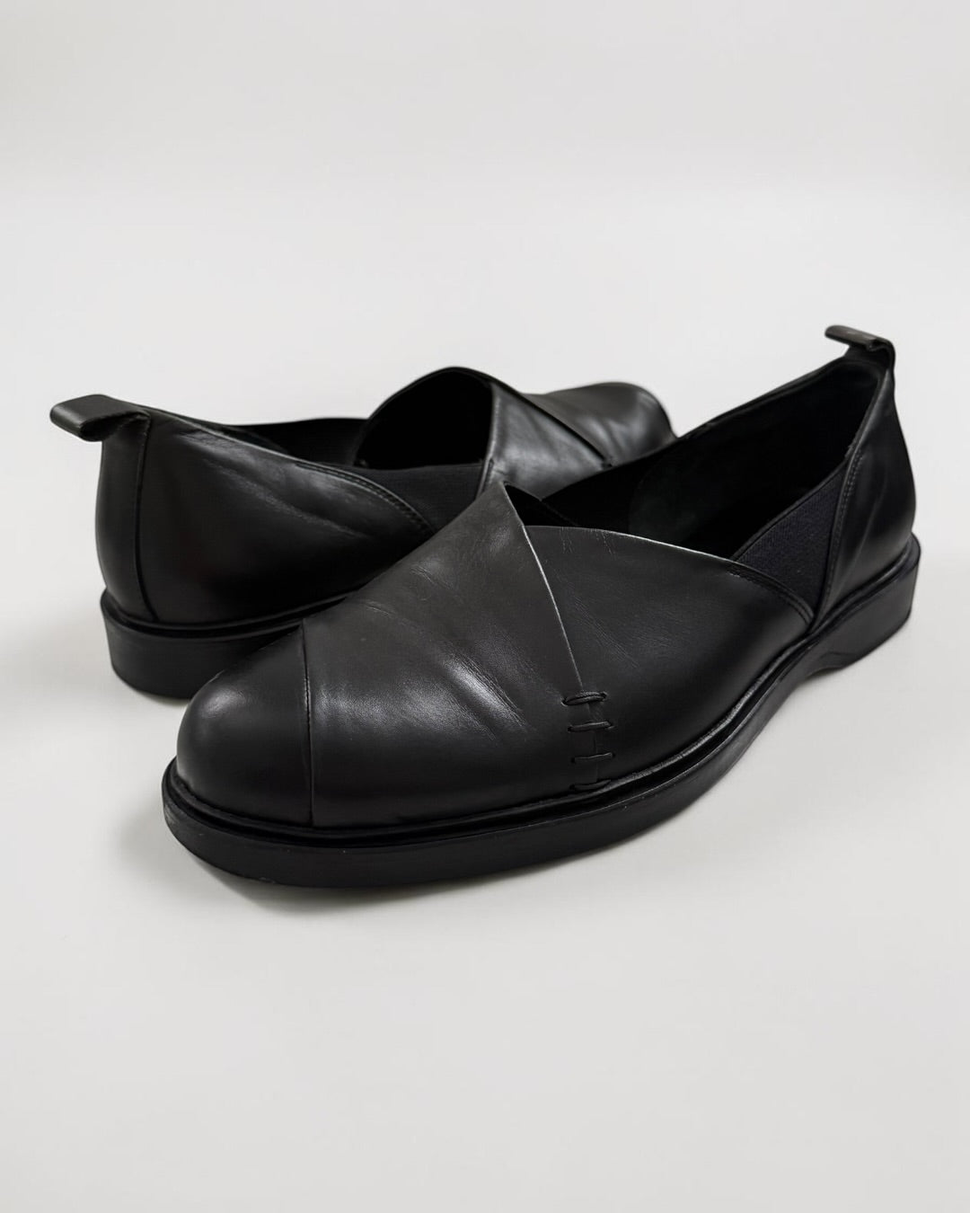 Issey Miyake Vintage Slip-On Leather Derby Shoes - Size US7