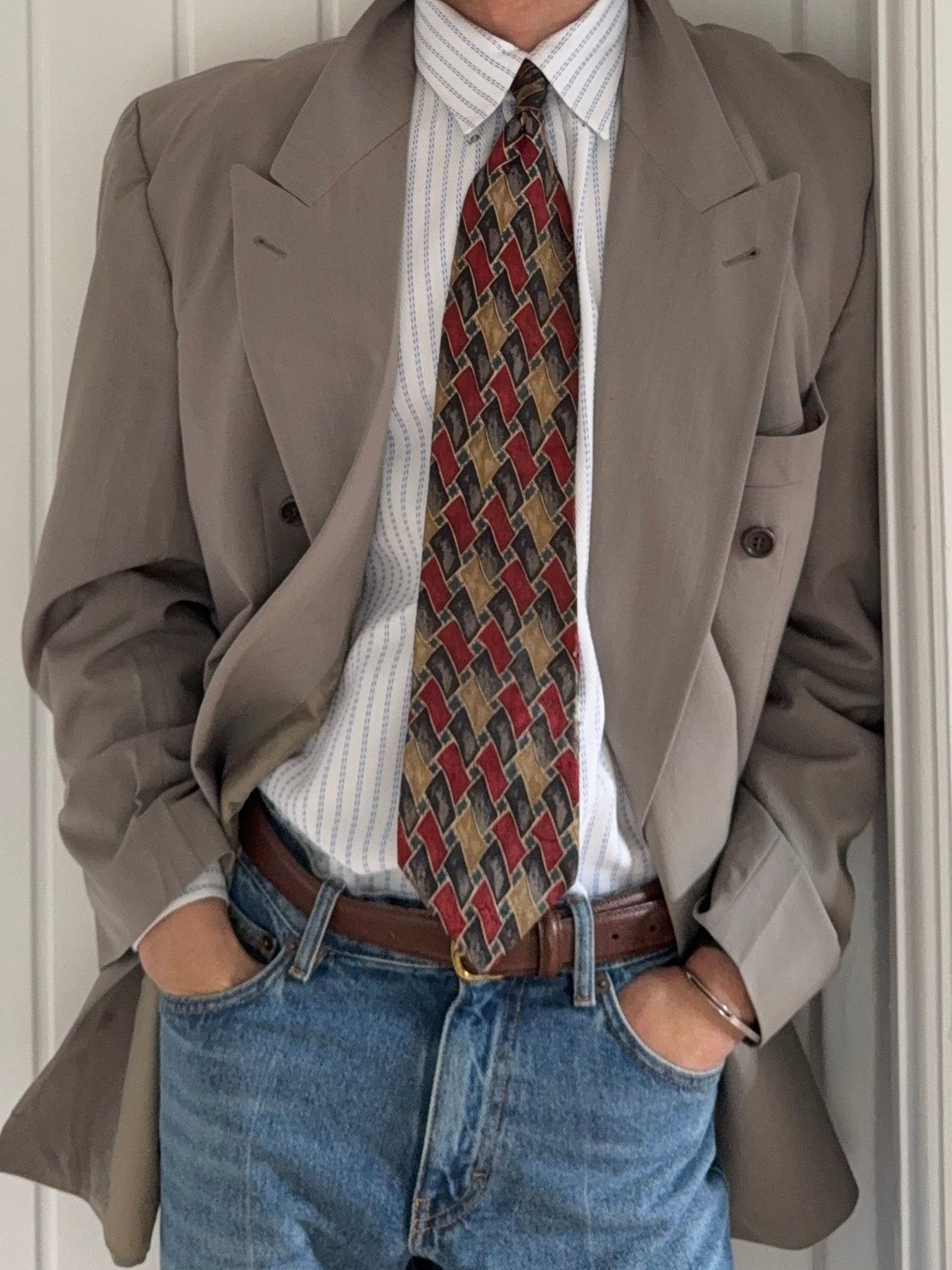 Giorgio Armani 1990s Silk Tie
