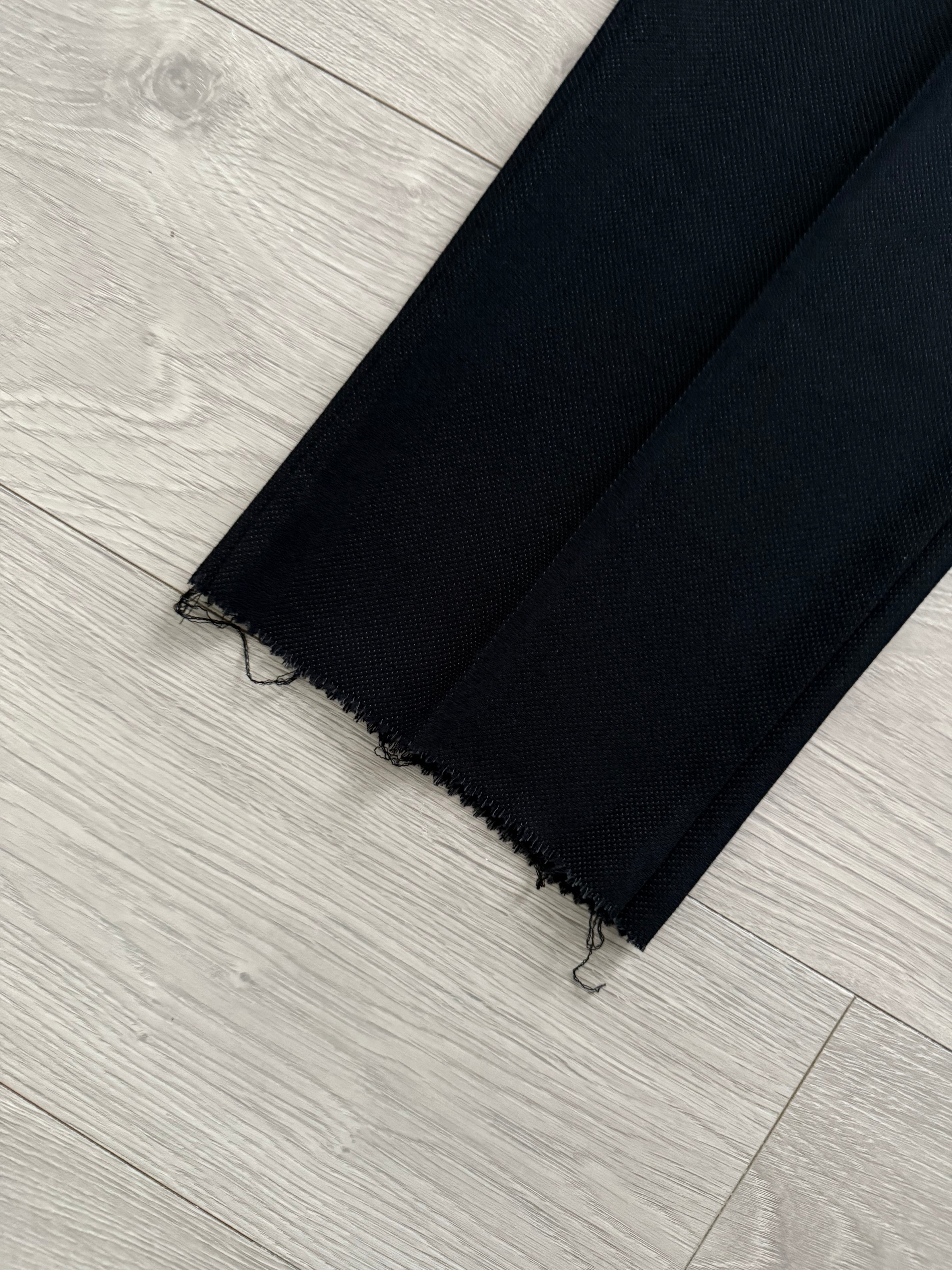 Giorgio Armani 1980s Double Breasted Pleated Wool Suit Navy New - Size L Jacket / 32" Waist