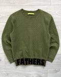 Raf Simons Sterling Ruby AW2014 'Fathers' Abus Lang Textured Sweater - Size S