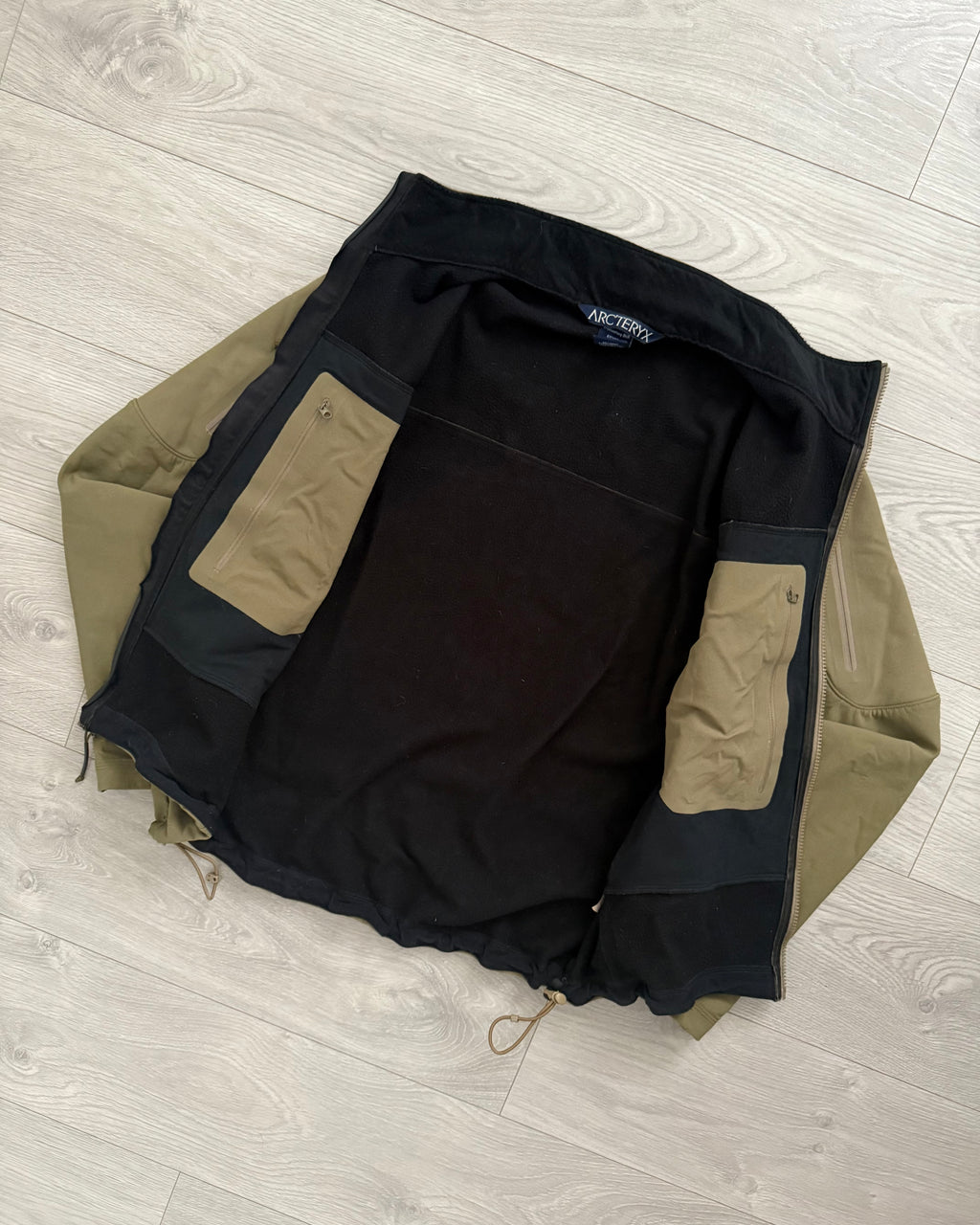 Arcteryx LEAF Gen 1 Bravo Softshell Fleece Lined Utility Jacket Crocodile Green - Size L & XL