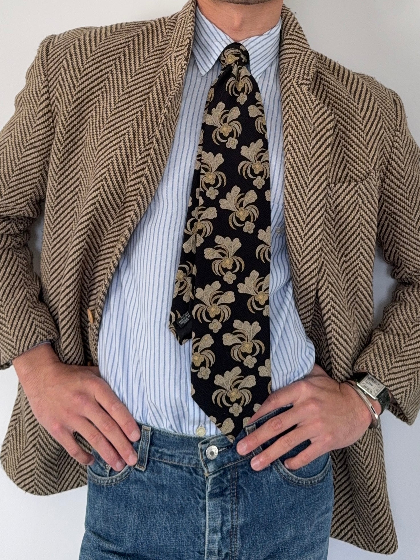 Giorgio Armani 1990s Silk Tie