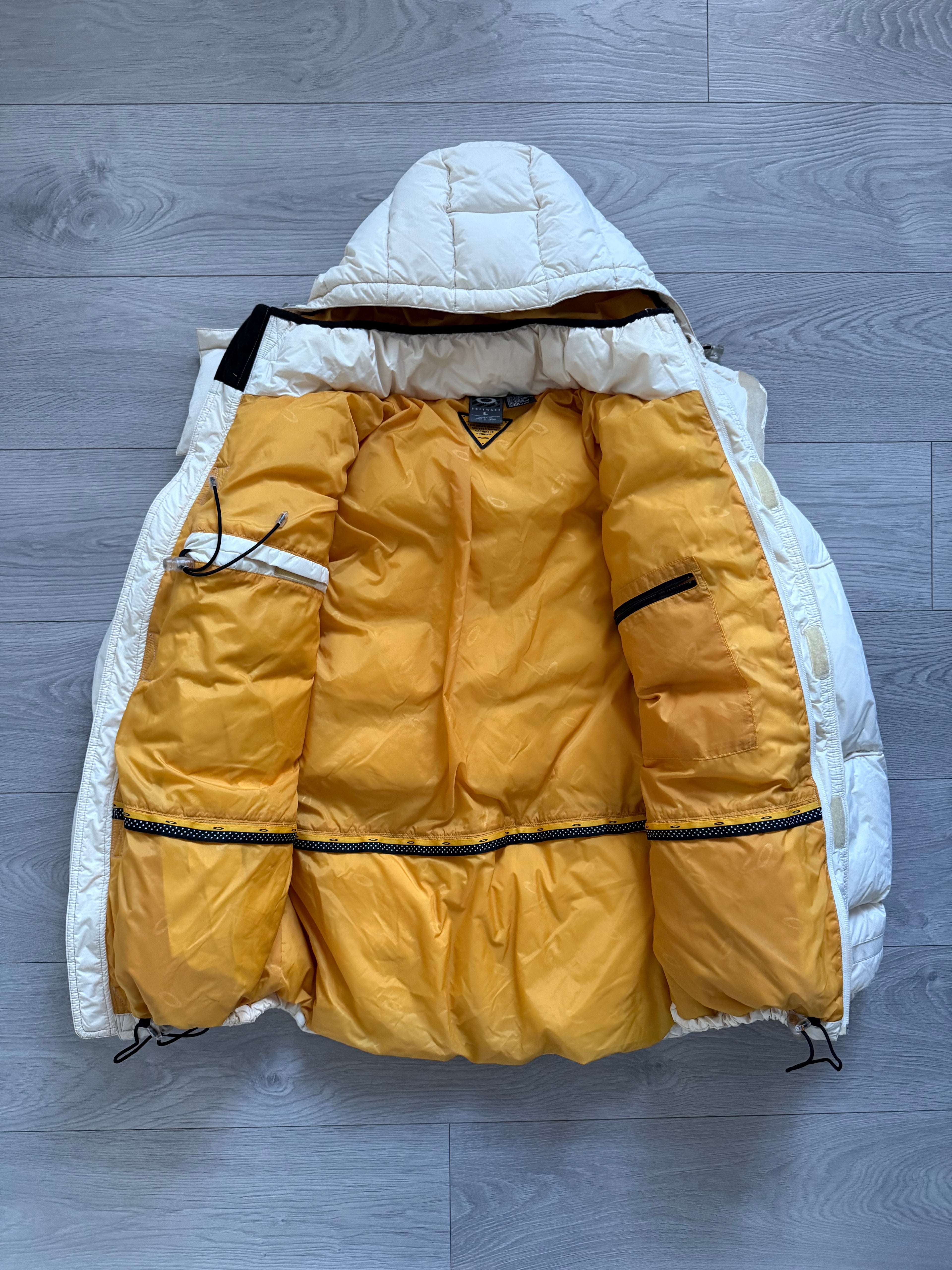 Oakley Software 2006 Technical White Down Puffer Jacket - Size L