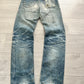 Helmut Lang 1998 Sashiko Boro Repair Denim Jeans - Size 30