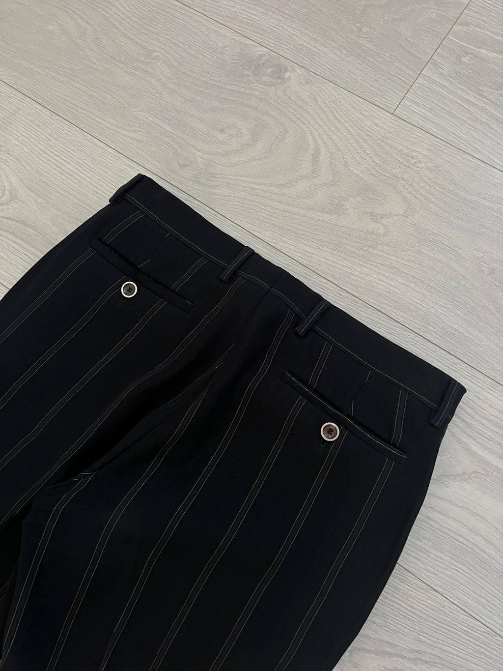 Giorgio Armani 1990s Striped Relaxed Suit - Size S Jacket / 32" Waist