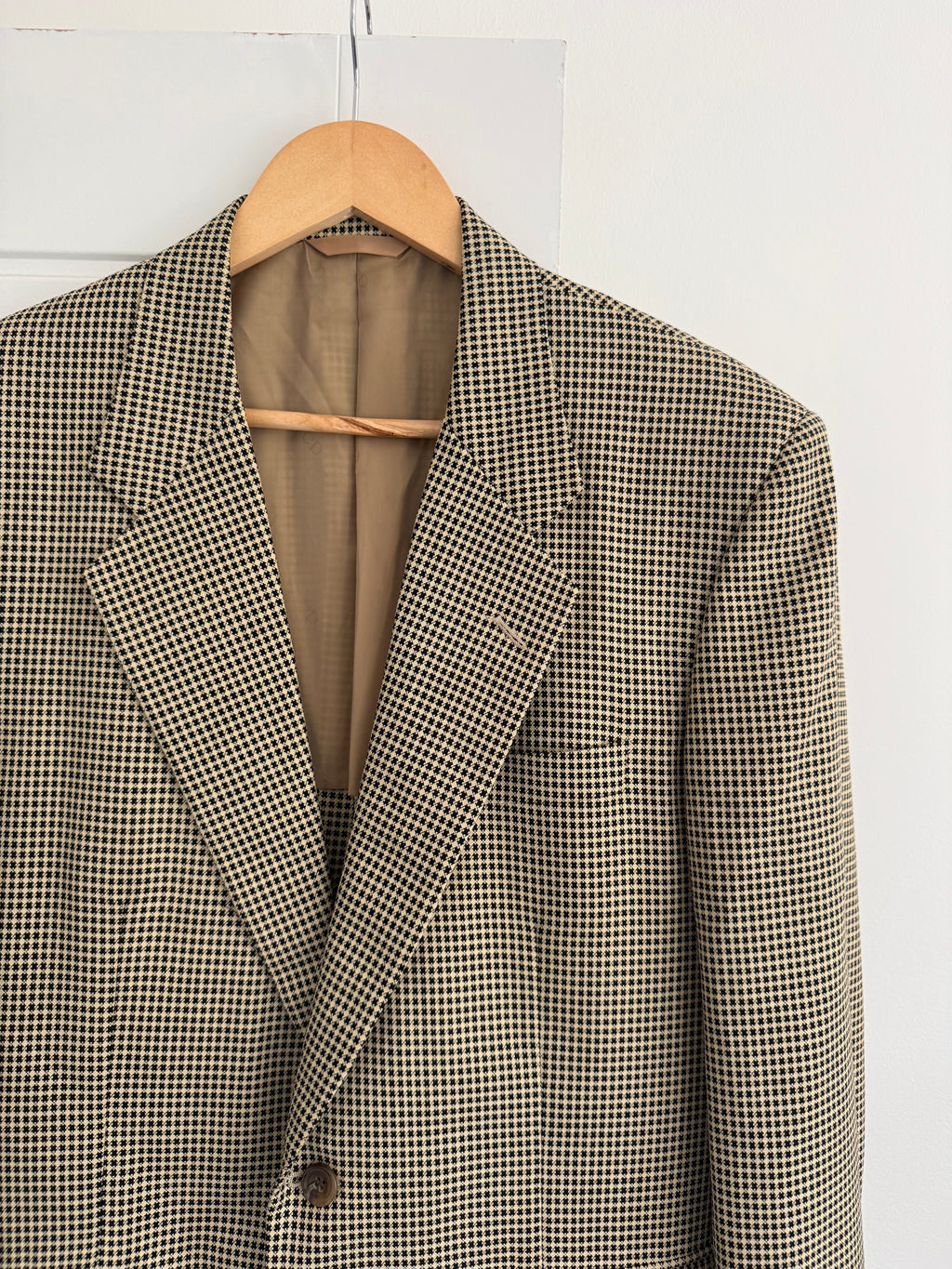 Dior 1980s 2B Unlined Textured Wool Sports Blazer Jacket - Size S