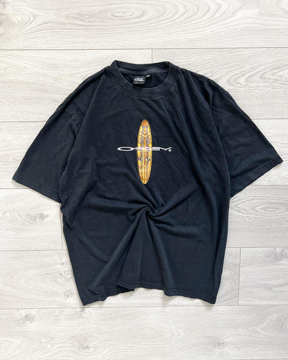 Oakley 2000s Vintage Surfboard Logo T-Shirt - Size XL