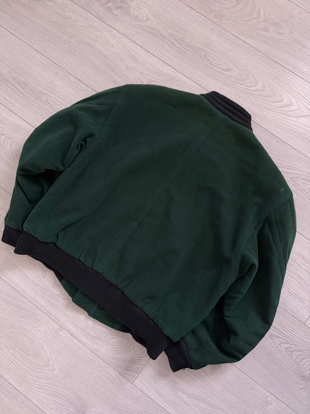 Hugo Boss 1980s Wool Cashmere Bomber Jacket - Size M