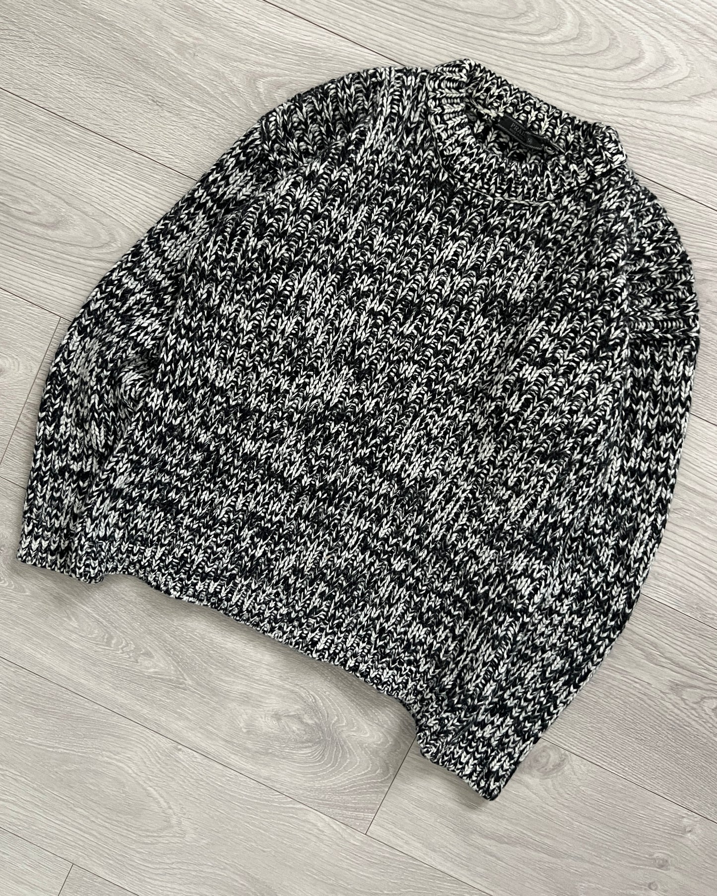 Prada FW2004 Marled Chunky Knit Sweater - Size S