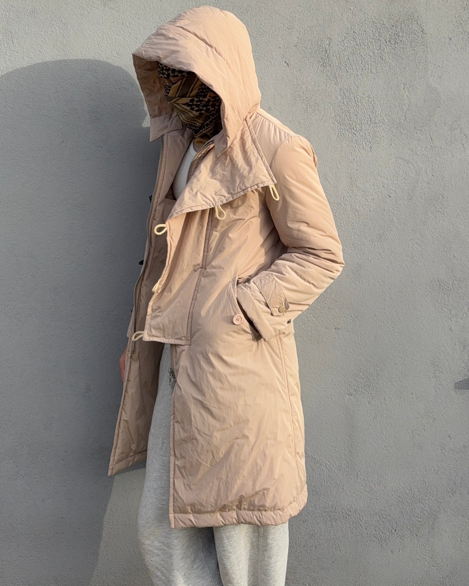 Final Home 1990s Insulated Padded Military Parka - Size M