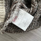 Issey Miyake 1990s Geometric Abstract Pattern Oversized Boxy Knit Sweater - Size S