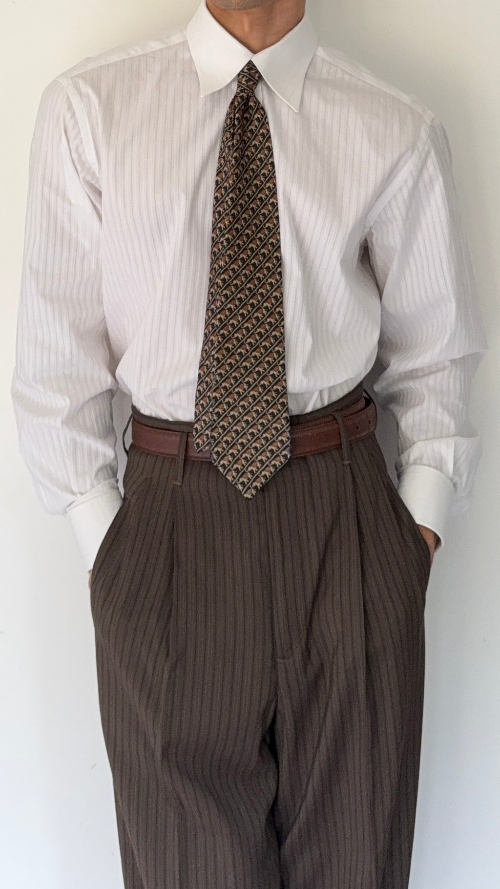 Valentino 1990s Double-Cuff Shirt - Size L