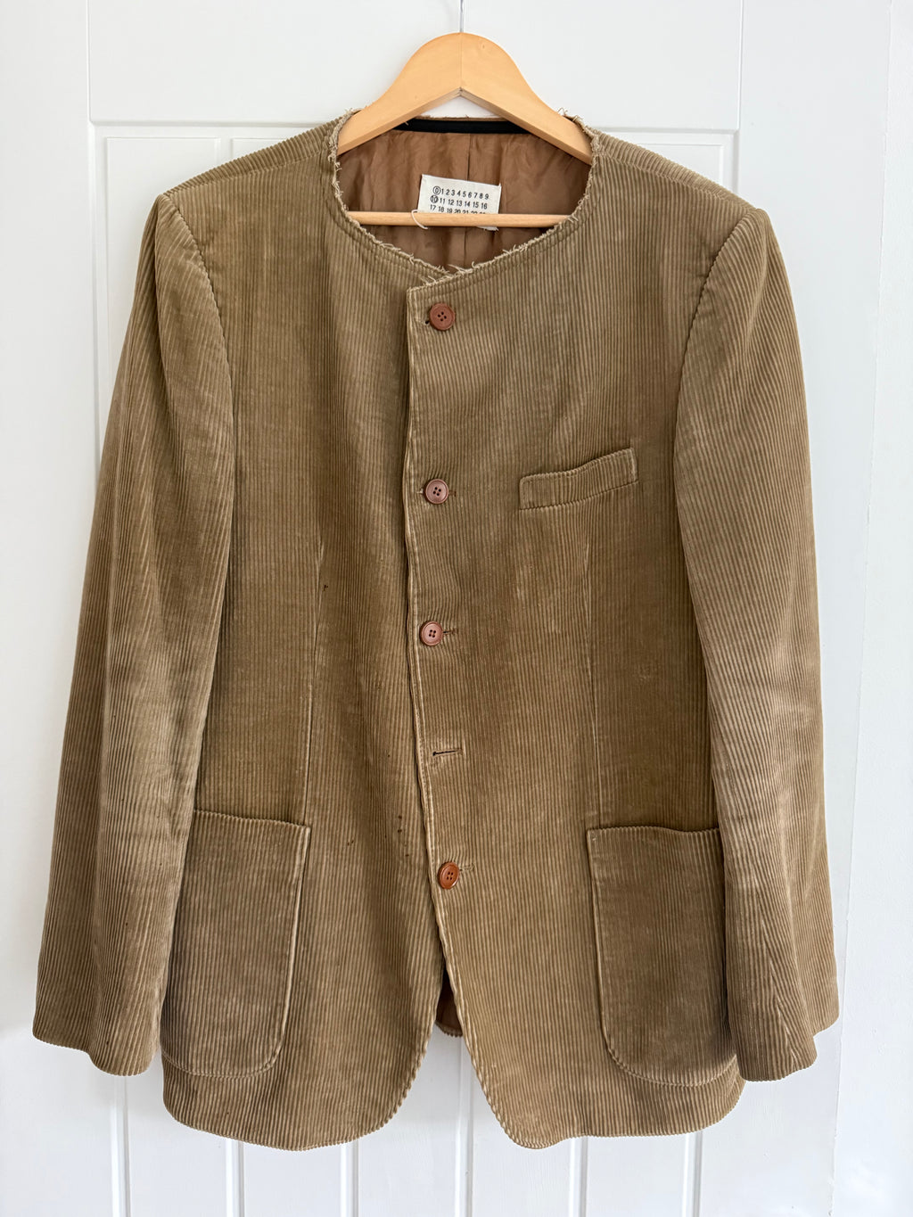 Maison Martin Margiela AW2002 Artisanal Line (0)(10) Reconstructed Corduroy Jacket - Size M