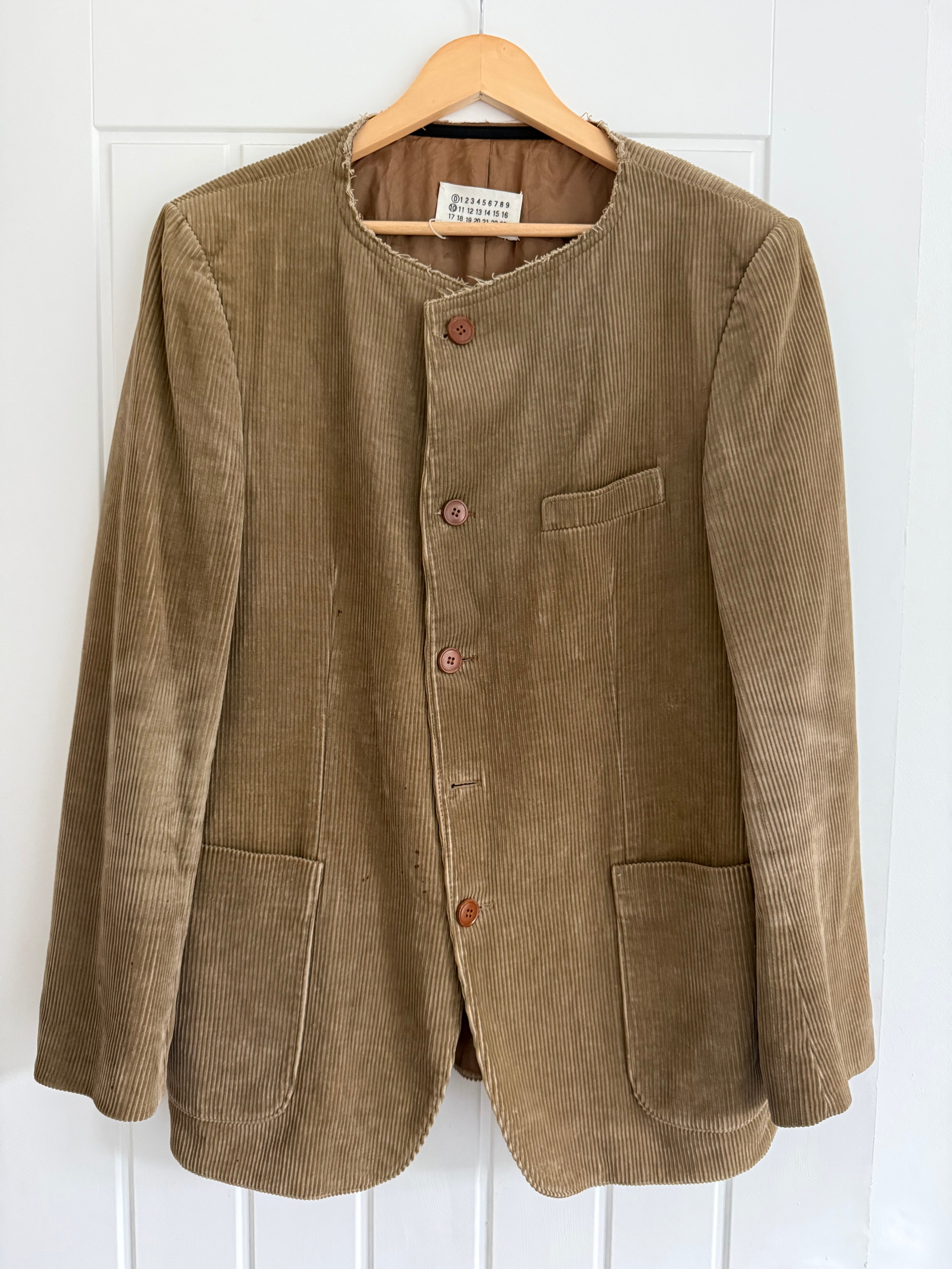 Maison Martin Margiela AW2002 Artisanal Line (0)(10) Reconstructed Corduroy Jacket - Size M