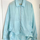 Helmut Lang SS1998 Silk Nylon Blue Cummerbund Packable Jacket - Size L