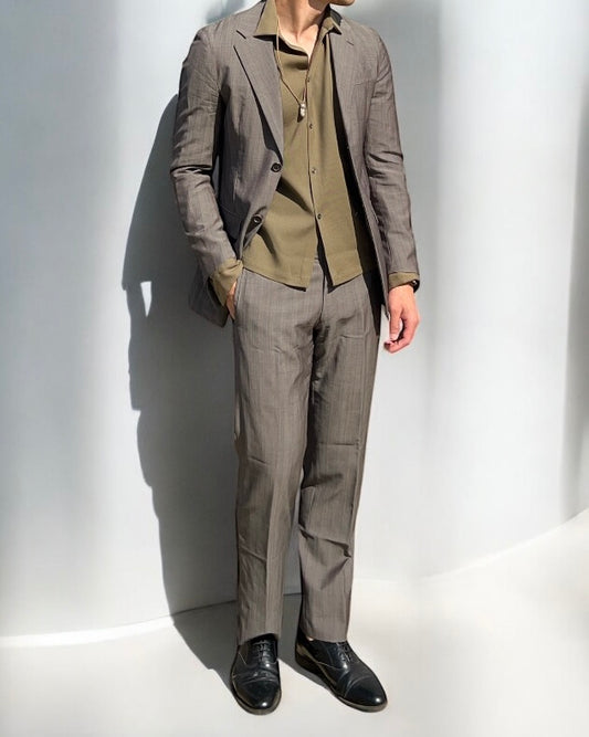 Prada Mainline SS2001 Runway Unlined Suit - Size S Jacket / 30" Waist