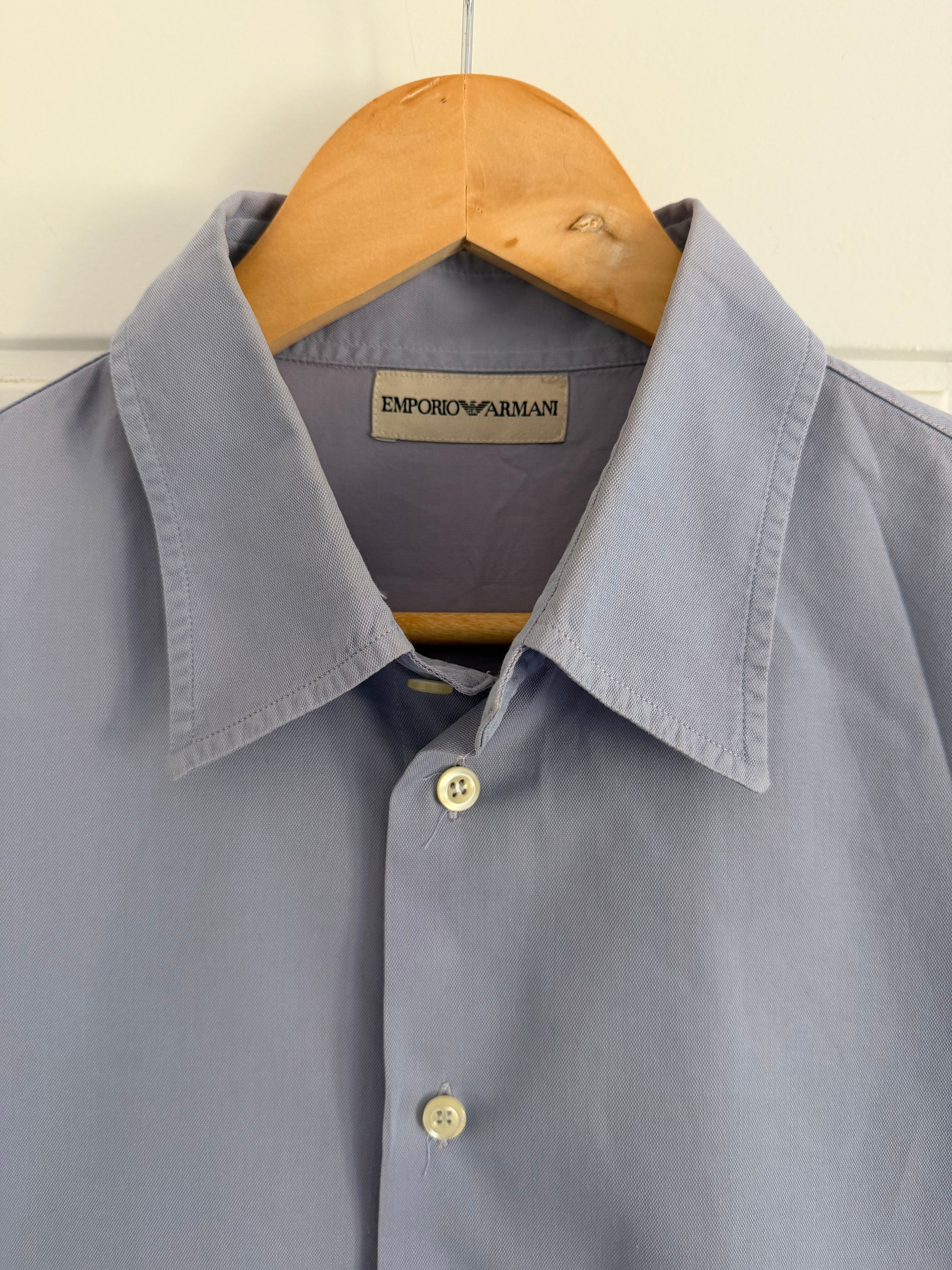 Emporio Armani 1990s Cotton Shirt - Size L
