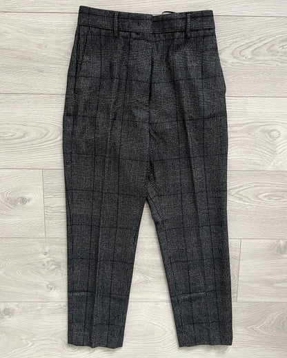 Jil Sander Womens 2017 Wool Check Trousers - Size 26 Womens