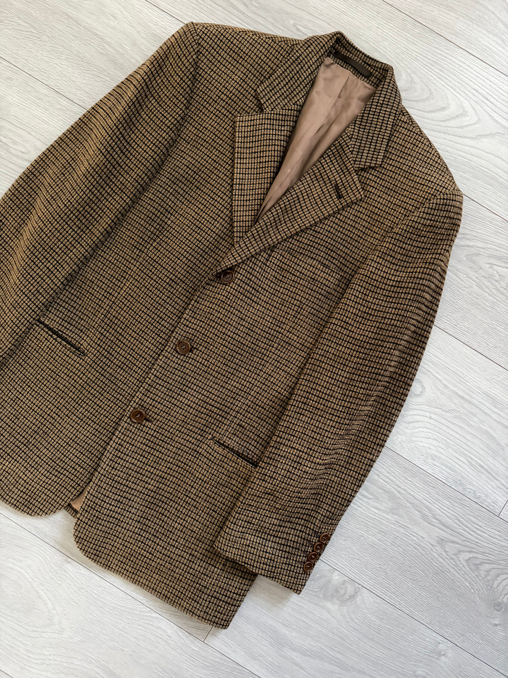 Hugo Boss 1980s 3B Textured Acrylic Wool Sport Jacket Blazer - Size M