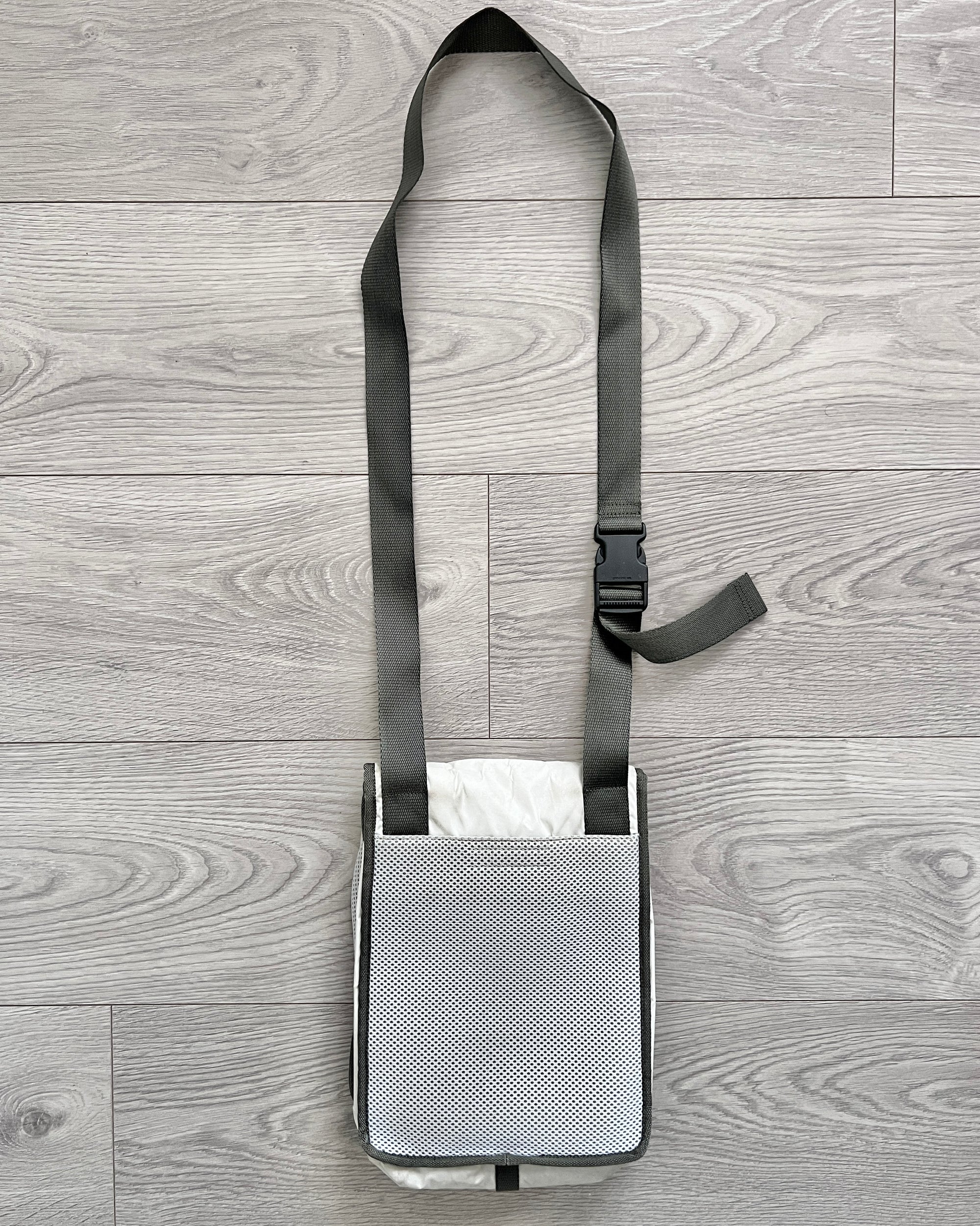 Miu Miu 1999 Tech Nylon Mesh Panelled Crossbody Bag