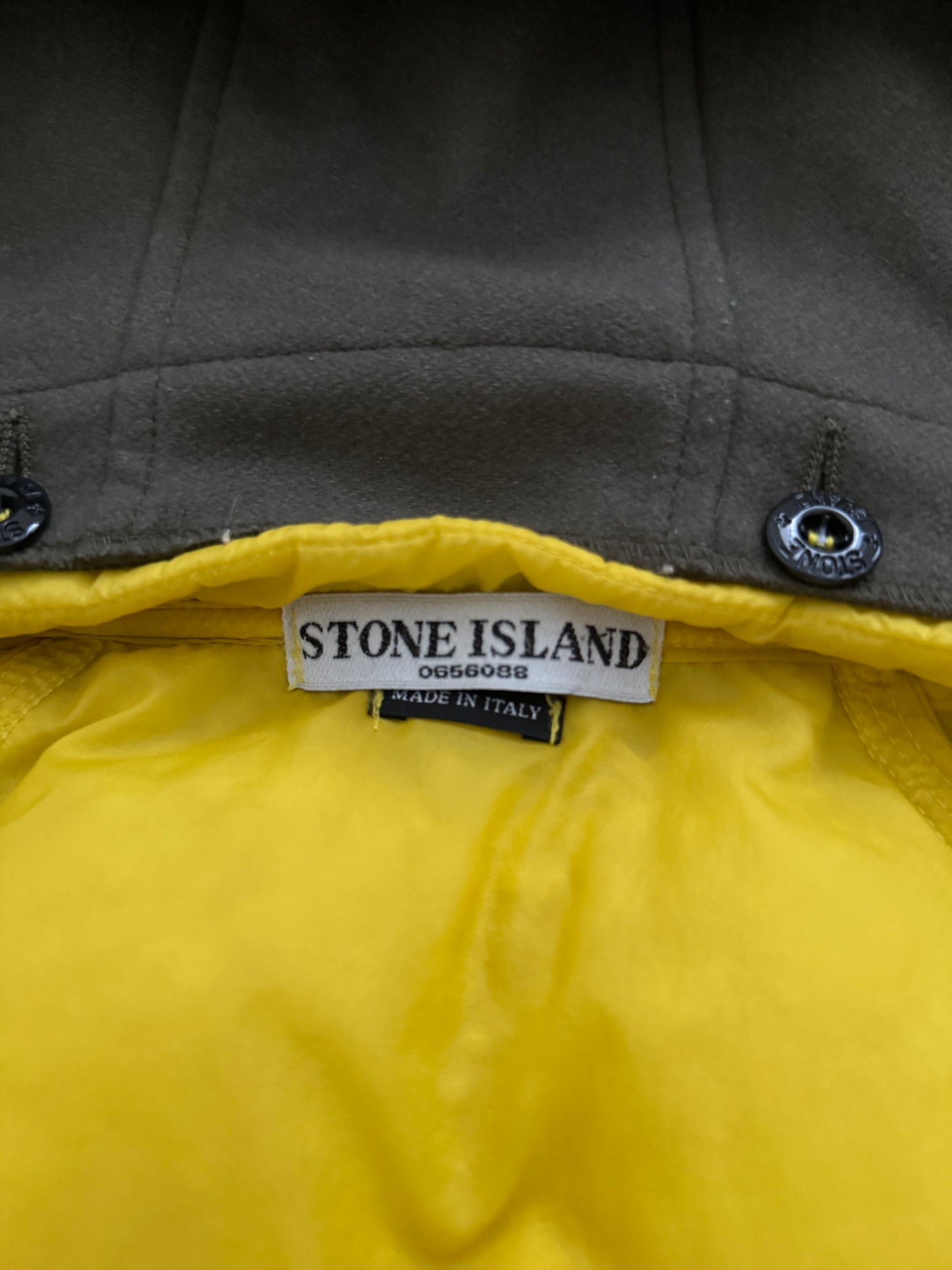 Stone Island FW2005 Mesh Badge Goose Down Puffer Jacket - Size M