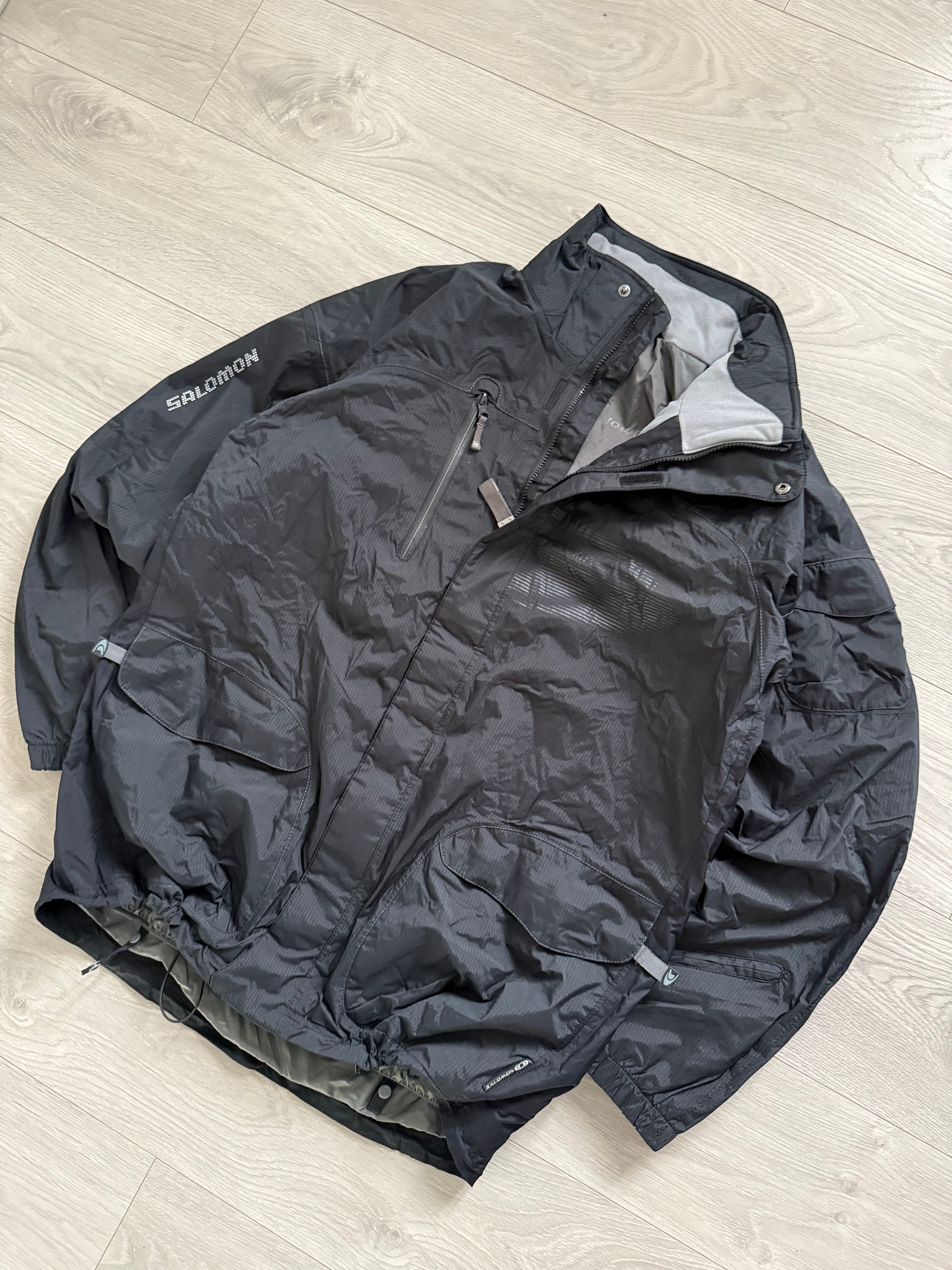 Salomon 2004 Waterproof Fleece Mapped Technical Jacket - Size XL