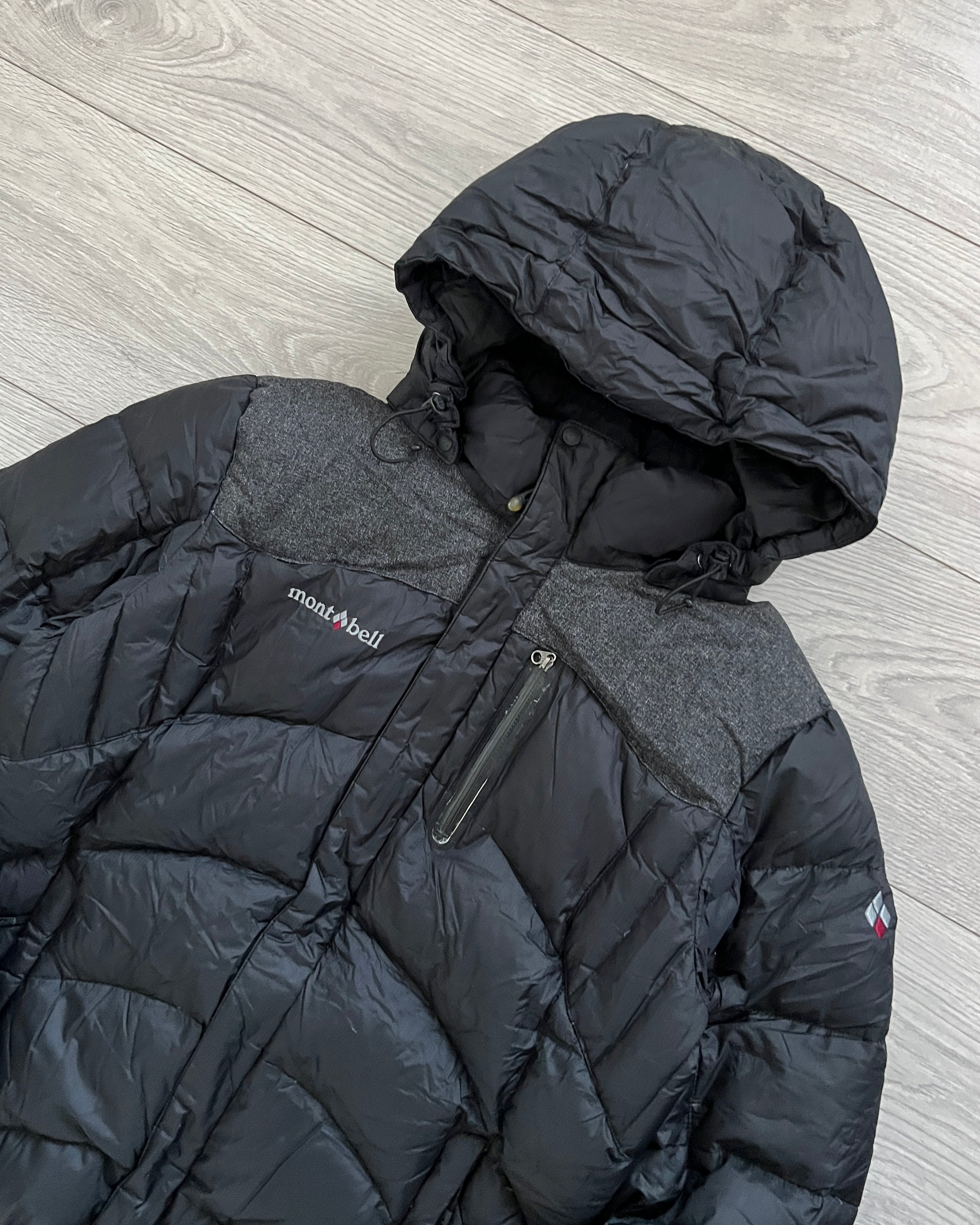 Montbell 00s Windstopper Technical Down Panelled Puffer Jacket