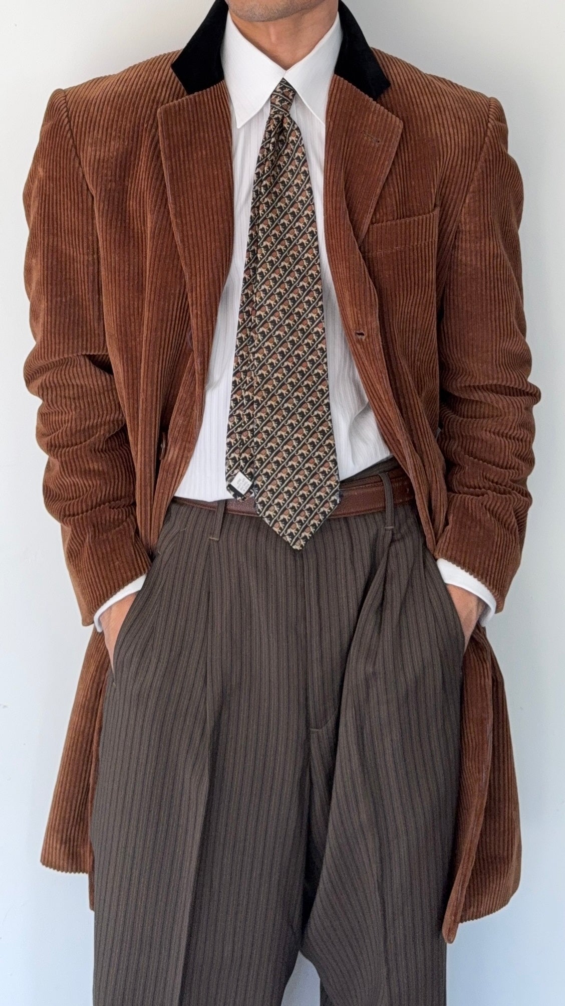 Jean Paul Gaultier 1990s Jumbo Cord Coat - Size S