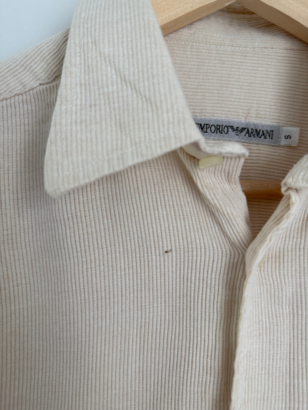 Emporio Armani 1990s Corduroy Shirt - Size S