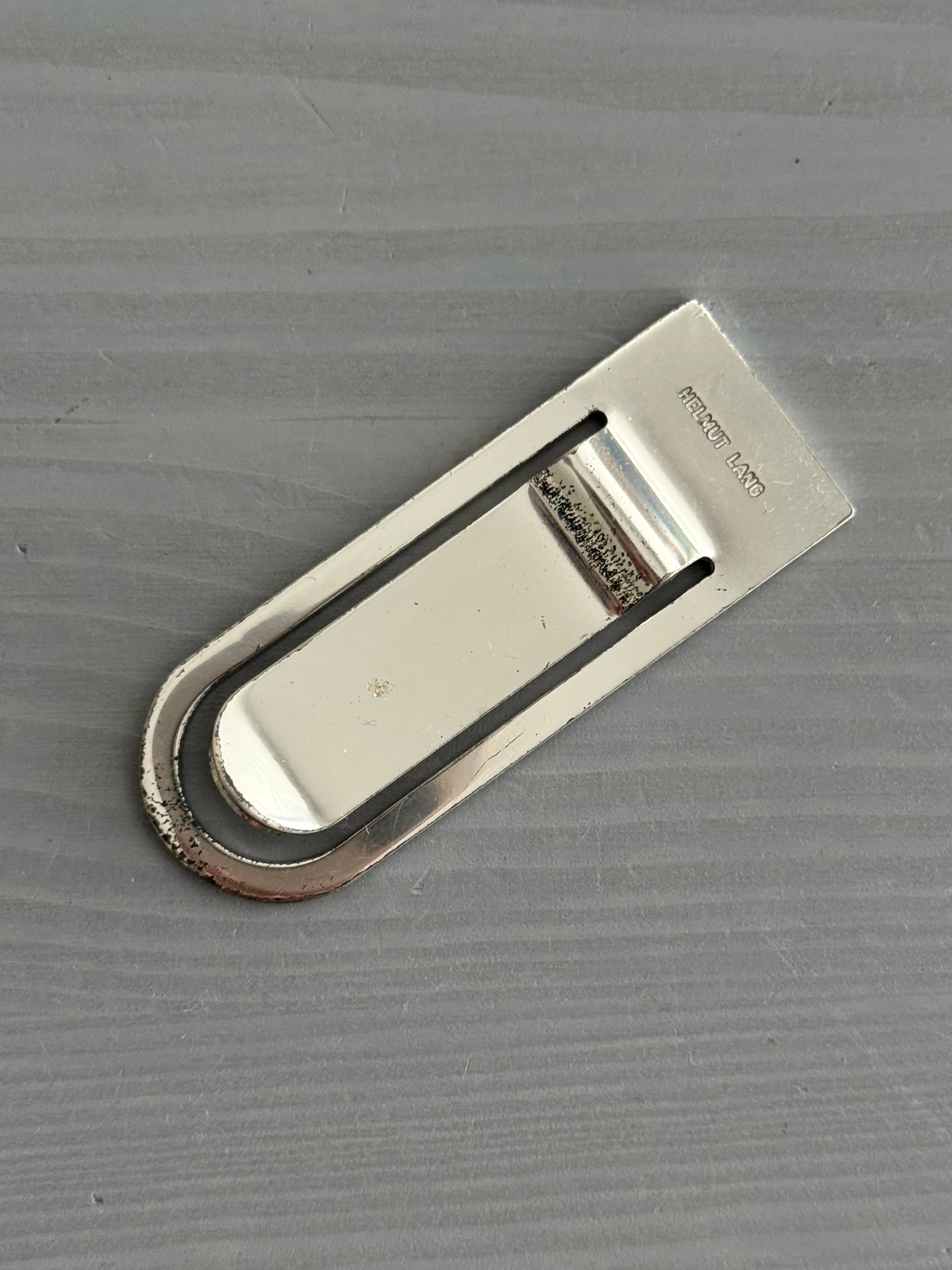 Helmut Lang 1990s Metal Money Clip