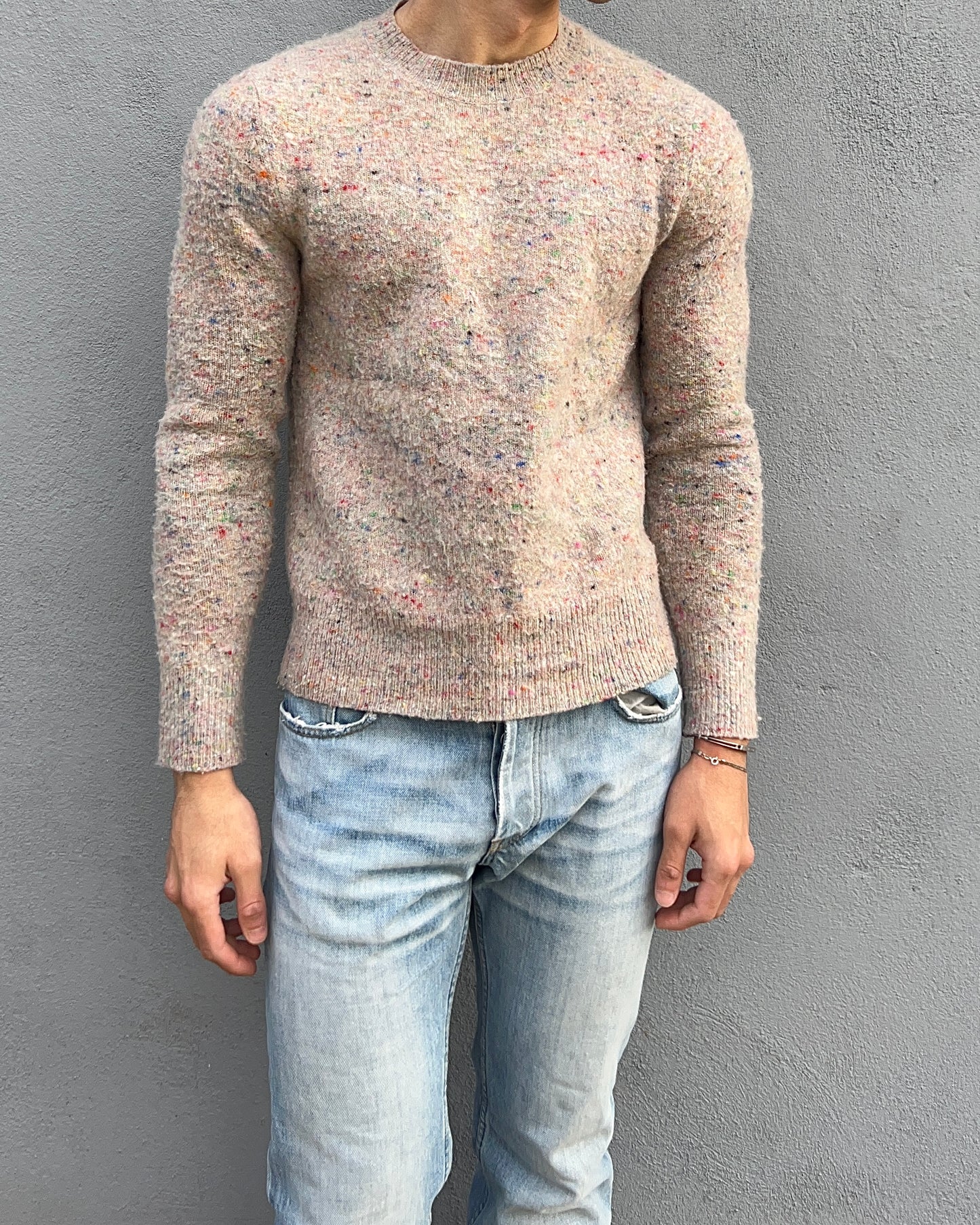 Acne Studios AW15 Peele Donegal Marled Knit Sweater - Size S