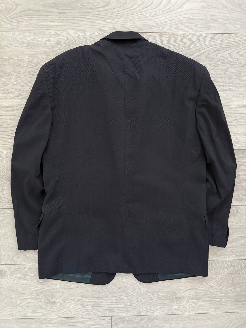 Ungaro Armani 1980s 2B Wool Draped Jacket - Size XL
