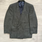 Yves Saint Laurent 1990s Double-Breasted Pleated Wool Suit - Size S Jacket / 30"Waist