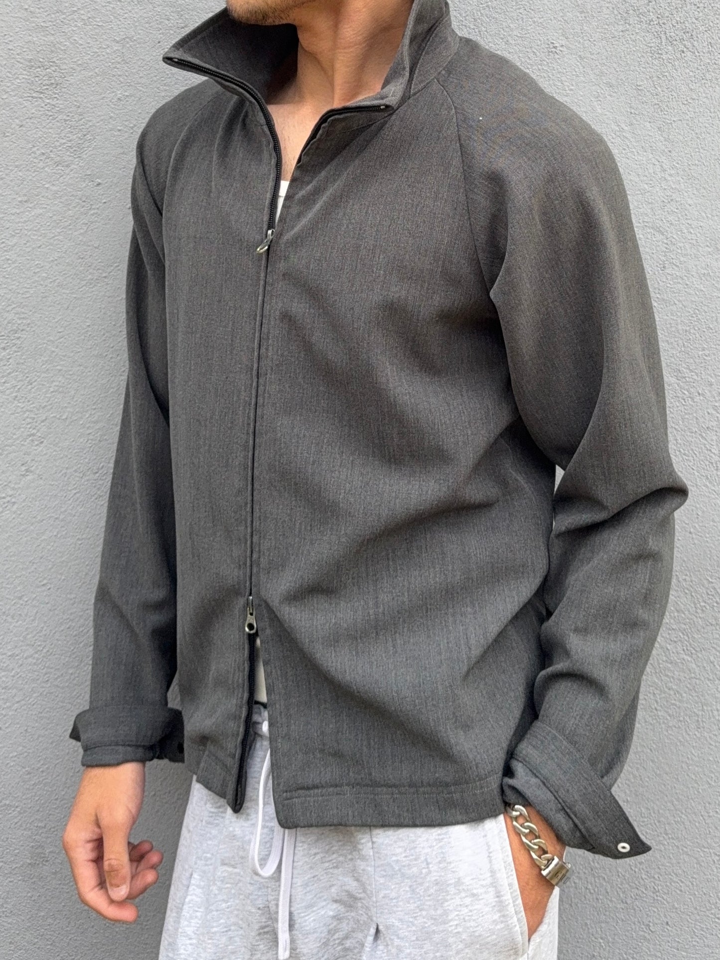 Number (N)ine 2006 High Neck Dual Zip Jacket - Size M