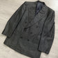Yves Saint Laurent 1990s Double-Breasted Pleated Wool Suit - Size S Jacket / 30" Waist