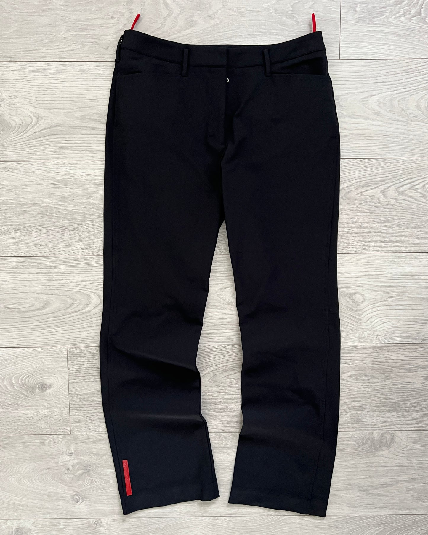 Prada Sport 00s Technical Fabric Red Tab Pants - Size 30