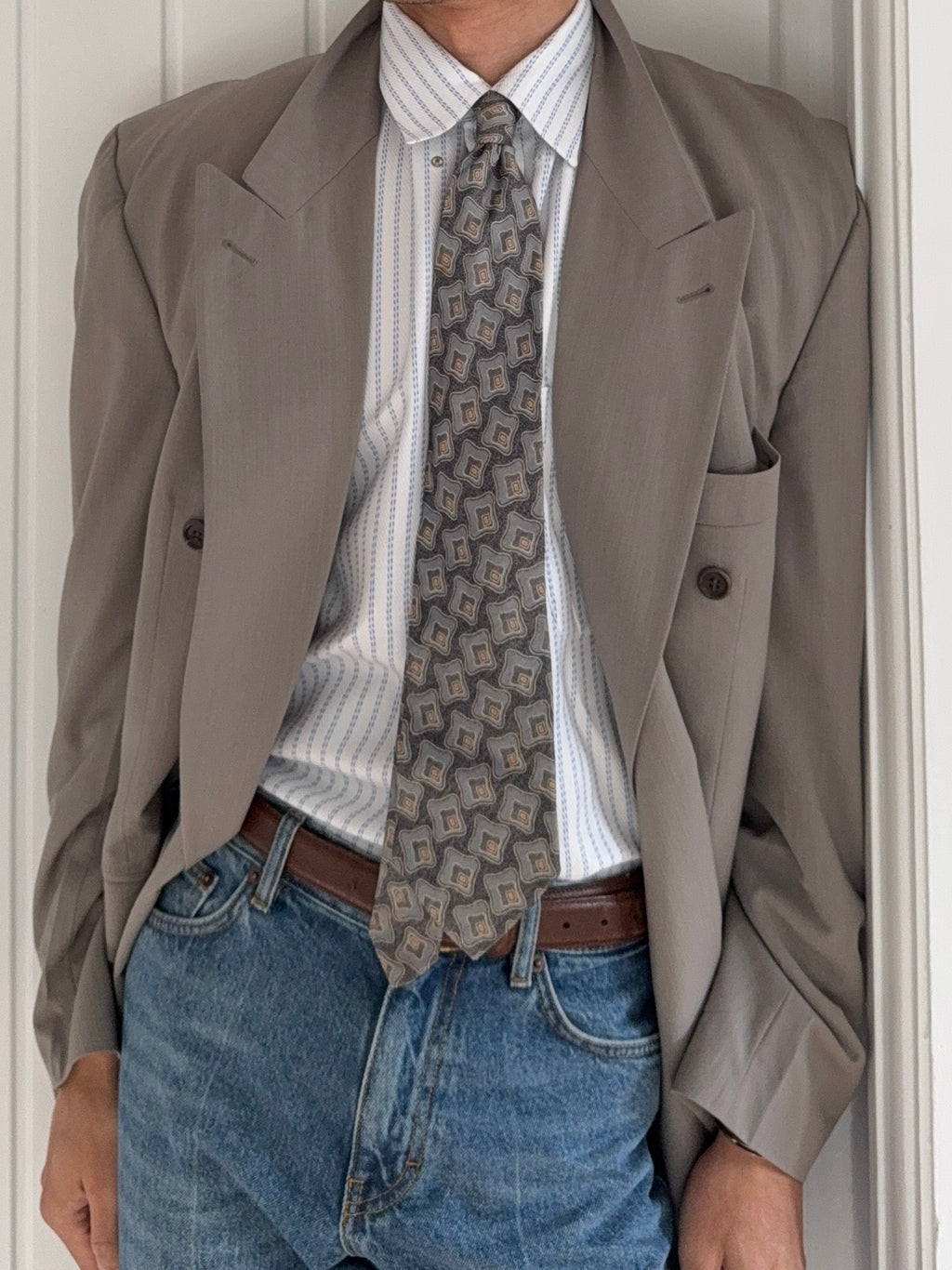 Giorgio Armani 1990s Silk Tie