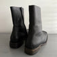 Maison Martin Margiela FW2001 Line 10 Leather Square Toe Boots - Size US11/UK10/EU44