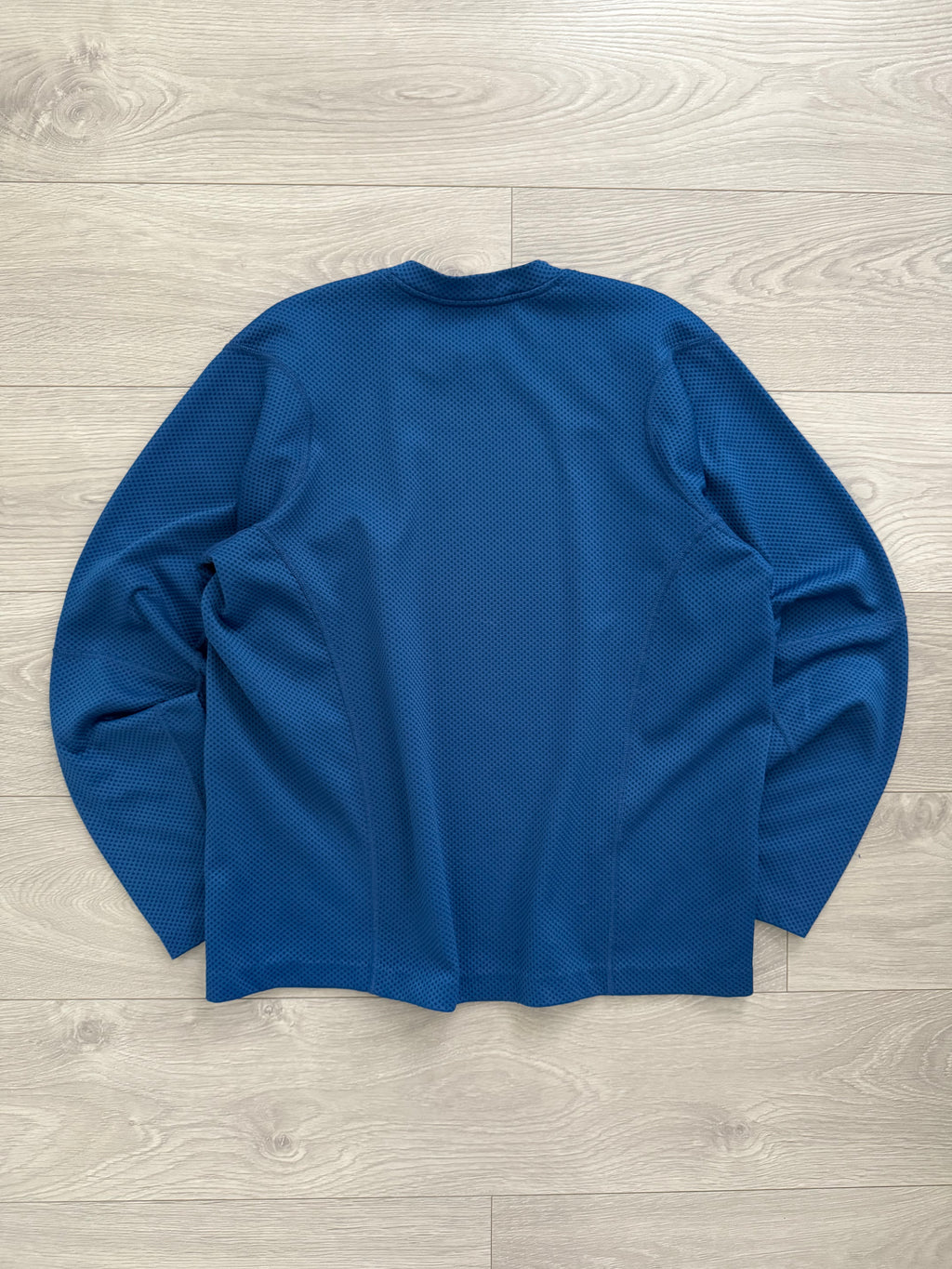 Salomon 00s Moto Mesh Blue Technical Long Sleeve - Size L