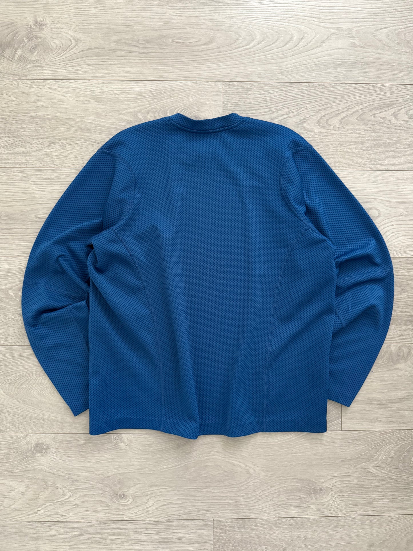 Salomon 00s Moto Mesh Blue Technical Long Sleeve - Size L