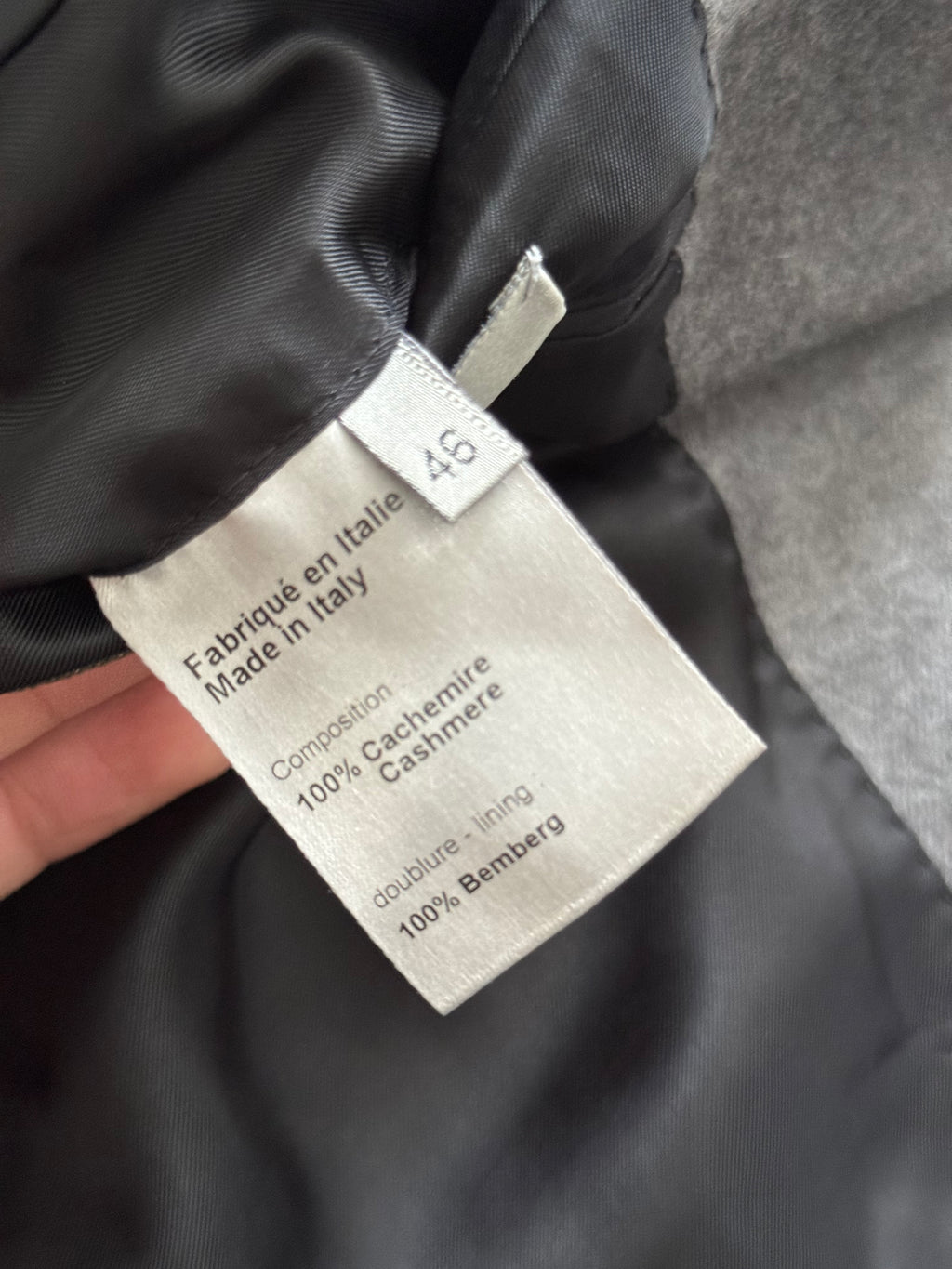 Dior Homme by Hedi Slimane FW2007 Cashmere Blazer Jacket - Size S