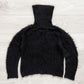 Issey Miyake 1990s Fuzzy Turtleneck Knit - Size M